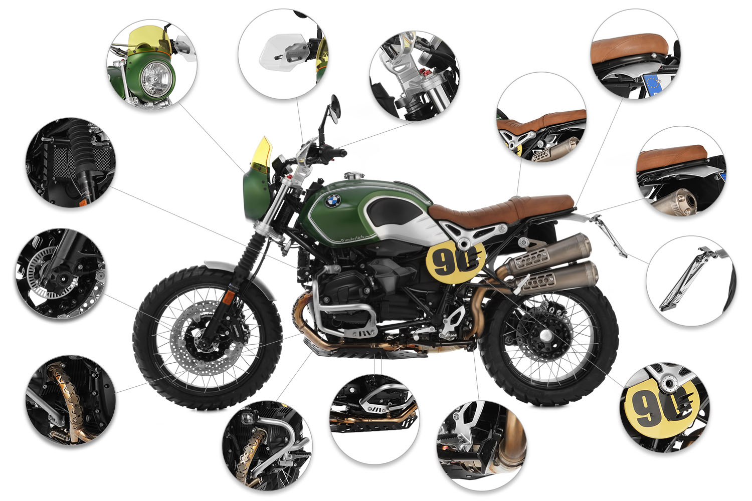 RnineT Scrambler Green Hell Wunderlich Edition