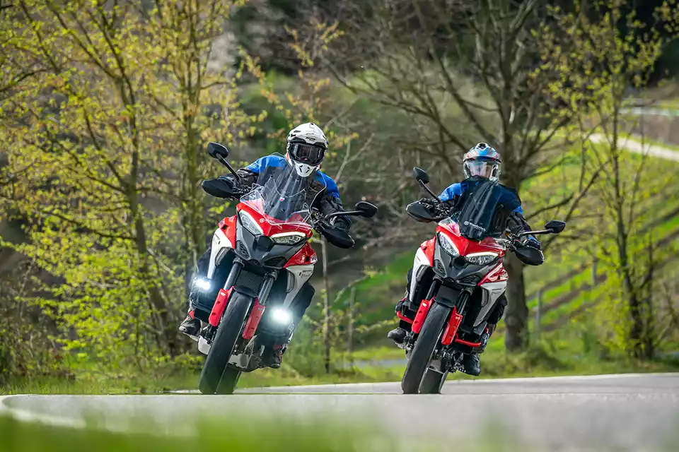 Ducati Multistrada fully equipped with Wunderlich parts & Accessories.